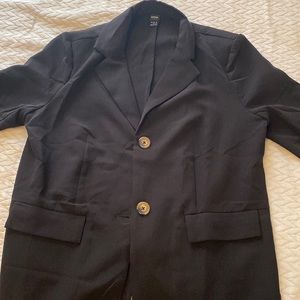 SHEIN double button blazer